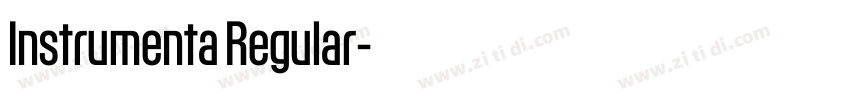 Instrumenta Regular字体转换 Instrumenta Regular字体转换